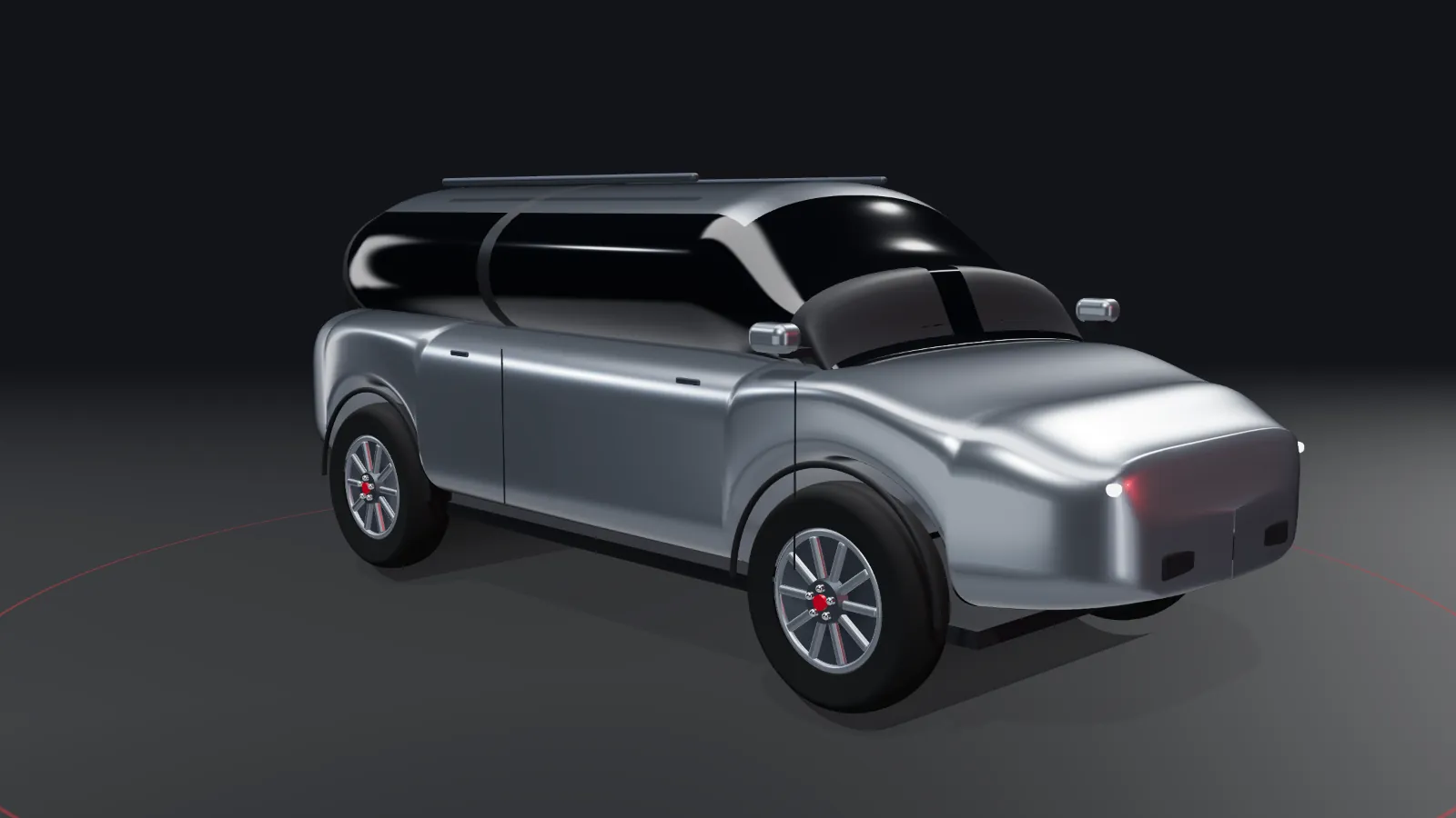CGI scene — automotive aftermarket & retail replacement, with the places REL parts are used marked